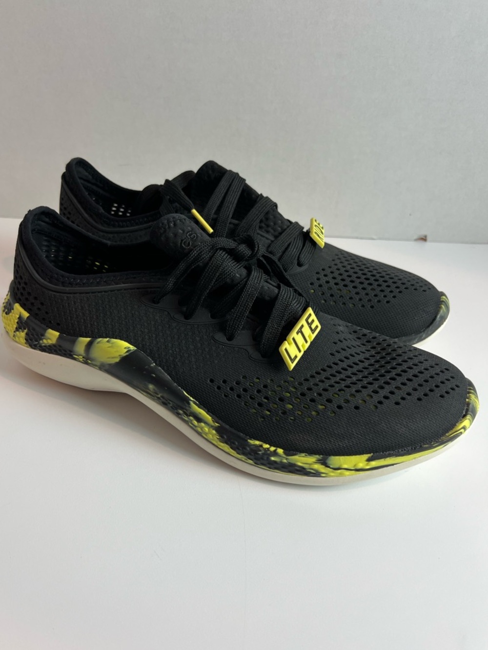 Crocs‎ Men's LiteRide 360 Marbled Pacer Lace-up Sneaker Size 10